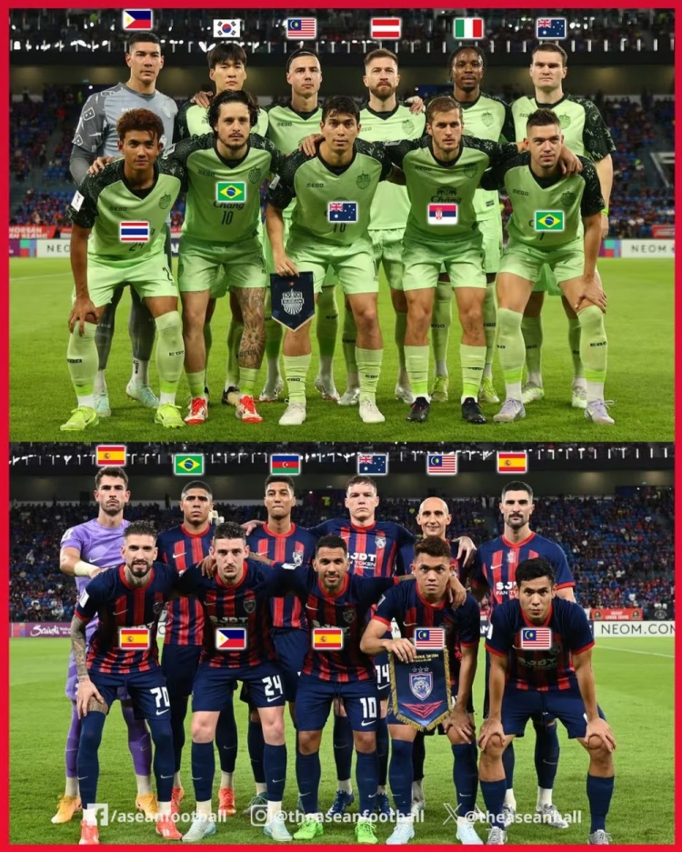 亞冠-武里南聯(lián)對陣柔佛新山，雙方共18名外援首發(fā)出戰(zhàn)