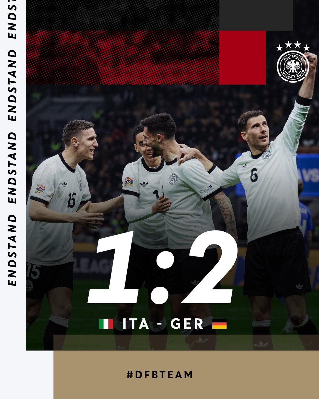 意大利vs德國(guó)有60334人現(xiàn)場(chǎng)觀戰(zhàn)，球票收入168萬歐創(chuàng)造新紀(jì)錄