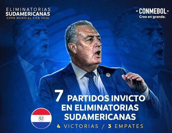 巴拉圭近7場世預(yù)賽不敗！主場全勝贏巴西阿根廷，客場平烏拉圭！