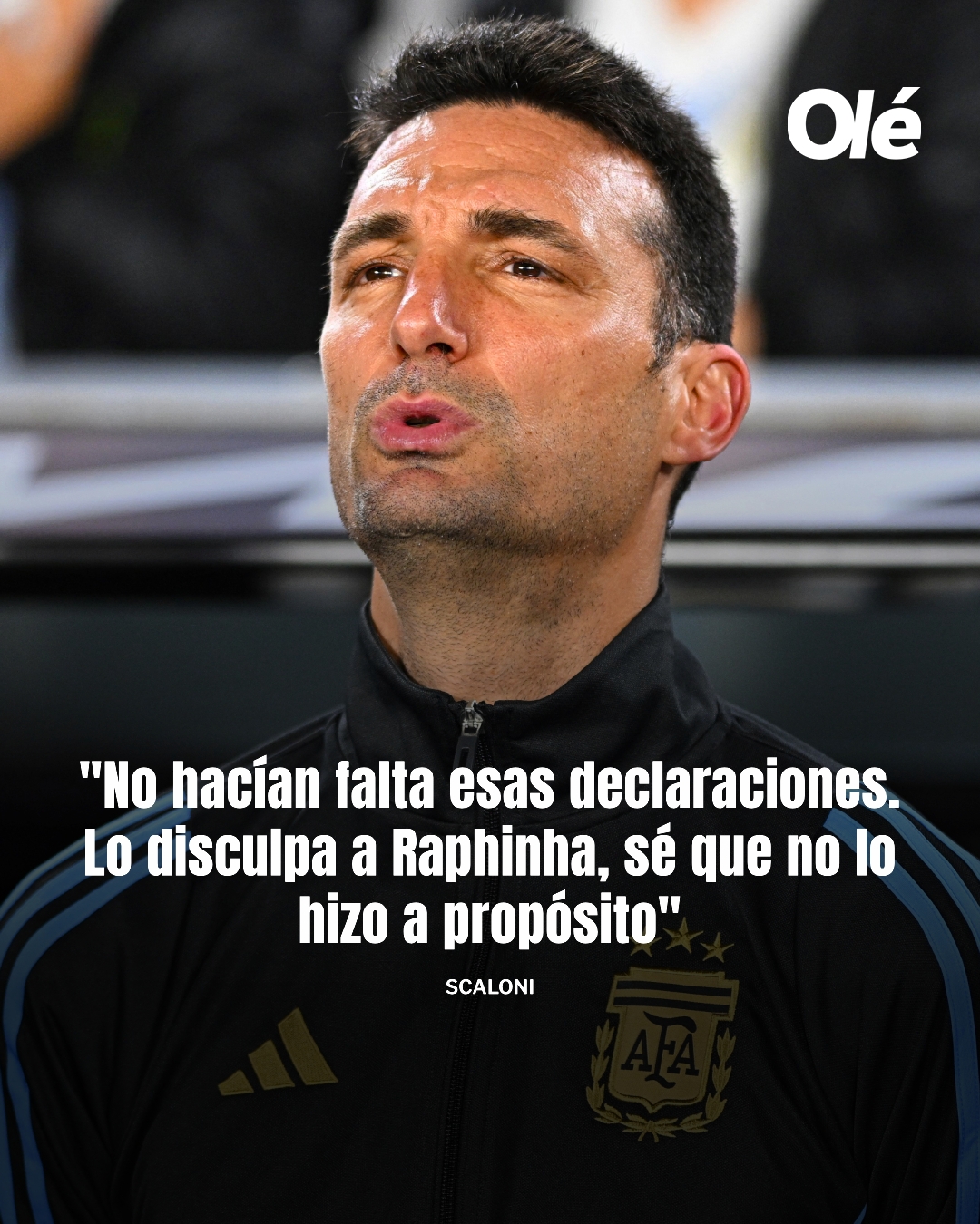 斯卡洛尼回應(yīng)拉菲尼亞言論：我原諒他，他只是在捍衛(wèi)自己的球隊(duì)