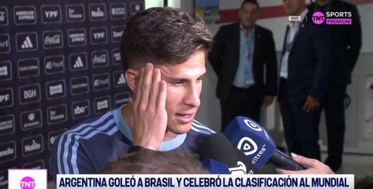 打進(jìn)處子球，朱利亞諾-西蒙尼：感謝國家隊(duì)，身披這身球衣是夢想