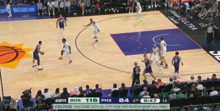 ??綠軍本賽季第23次單場(chǎng)投進(jìn)20+三分 NBA歷史單賽季最多