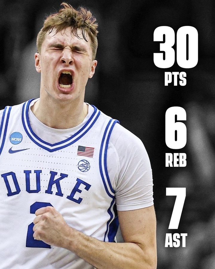 不負(fù)盛名！弗拉格NCAA錦標(biāo)賽砍下30分6板7助 杜克男籃首人
