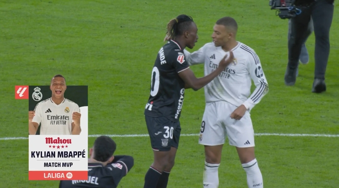 姆巴佩當(dāng)選全場(chǎng)最佳球員：9次射門(mén)打進(jìn)2球，7次過(guò)人3次成功